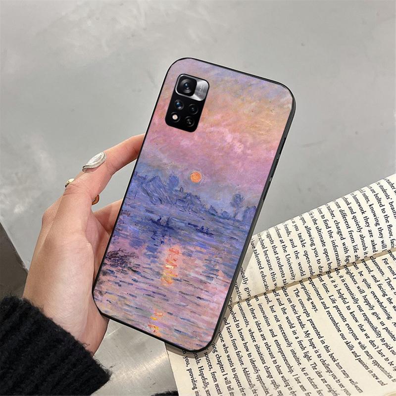 Claude Monet Garden Phone Case For Xiaomi Redmi note 13 12 Pro 11S 11 10 Pro 10S 12S Redmi 13 14C 10 13C