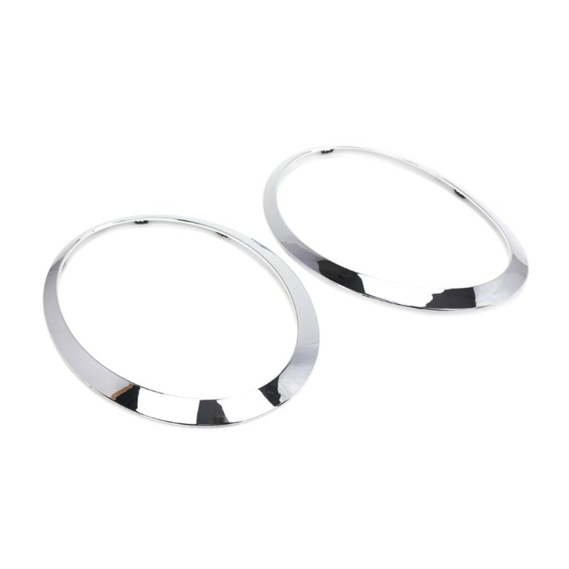 Round Headlamp Retaining Rings For Mini Cooper F55 F56 F57 7300631 Car Front Headlight Trim Rings