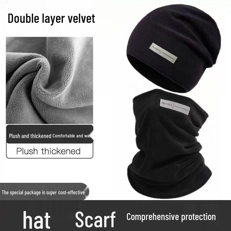 

Комплект зимней теплой шапки и шарфа Three Dolphins SW Beanie & Scarf