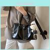Simple Pu Tote Bag Crossbody Bag For Women With Zipper Closure And Internal Pouch For Office And Casual