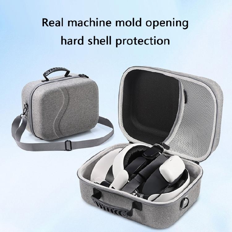 Hard Carrying Case for Quest3 VR Accessories Large Case for VR Headsets and Controllers, Handheld Travel Case