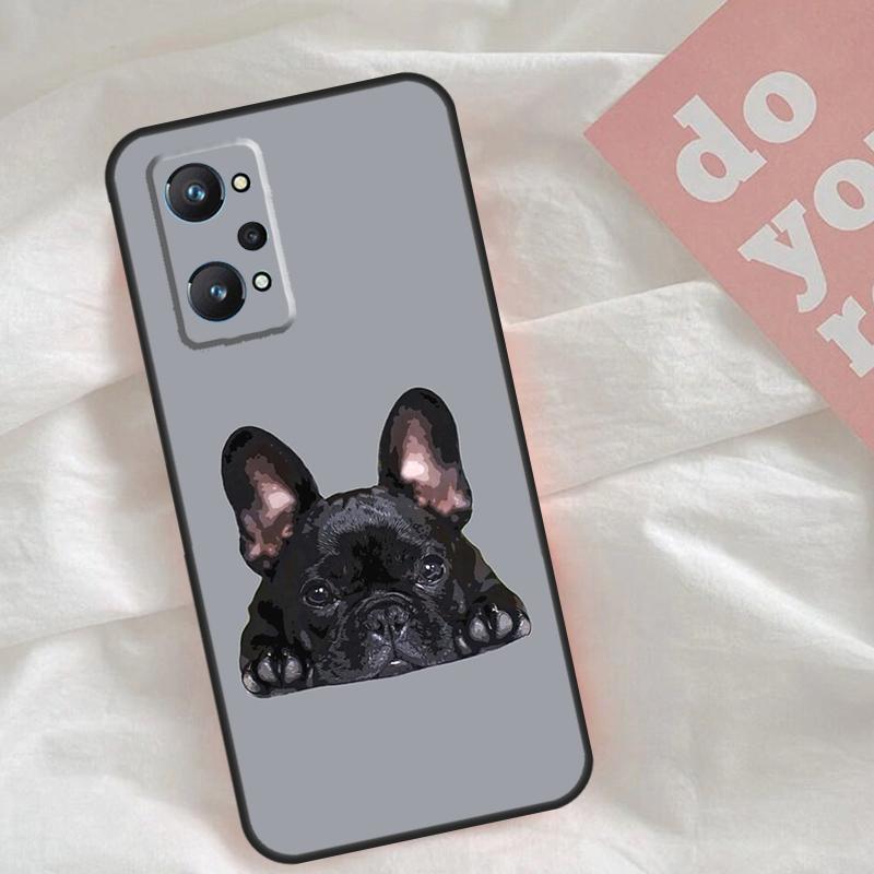 French Bulldog Dog Case For Realme C65 C67 C71 C63 C61 C55 C51 C53 C35 C75 11 12 13 14 15 Pro Plus GT6 GT7 Pro