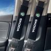 JKFB8 Car Seat Belt Pad Safety Strap Shoulder Cover Soft Mat Accessories For Skoda Yeti Kamiq Kodiaq Karoq Octavia Fabia Rapid Vrs Mk3