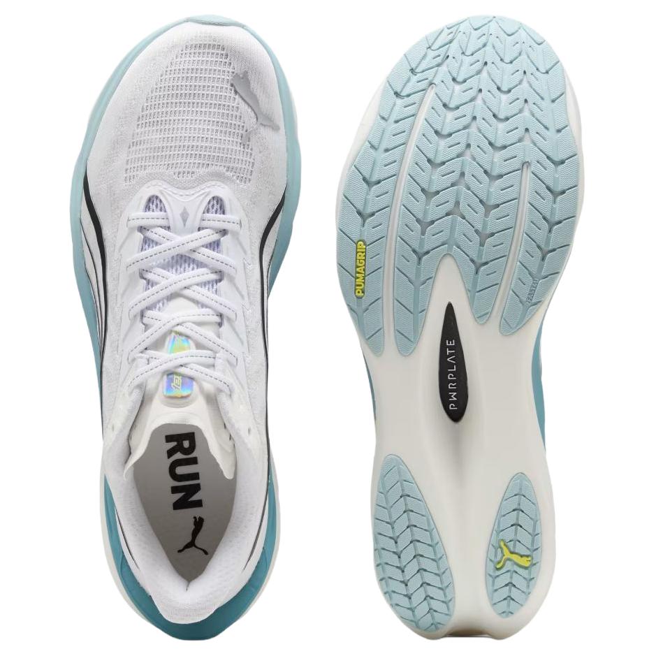 Puma Deviate Nitro 4 2E Wide Comfortable Versatile Breathable Lightweight Running Shoes Men sneaker White 312123-09