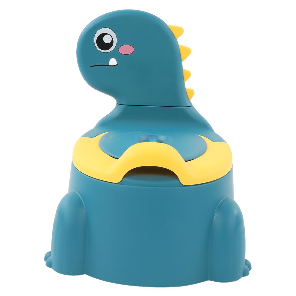Dětský nočník Zesílený Ergonomický Moderní Kreslený Dinosauří Tréninkový Nočník Toaleta s Gumovou Základnou pro