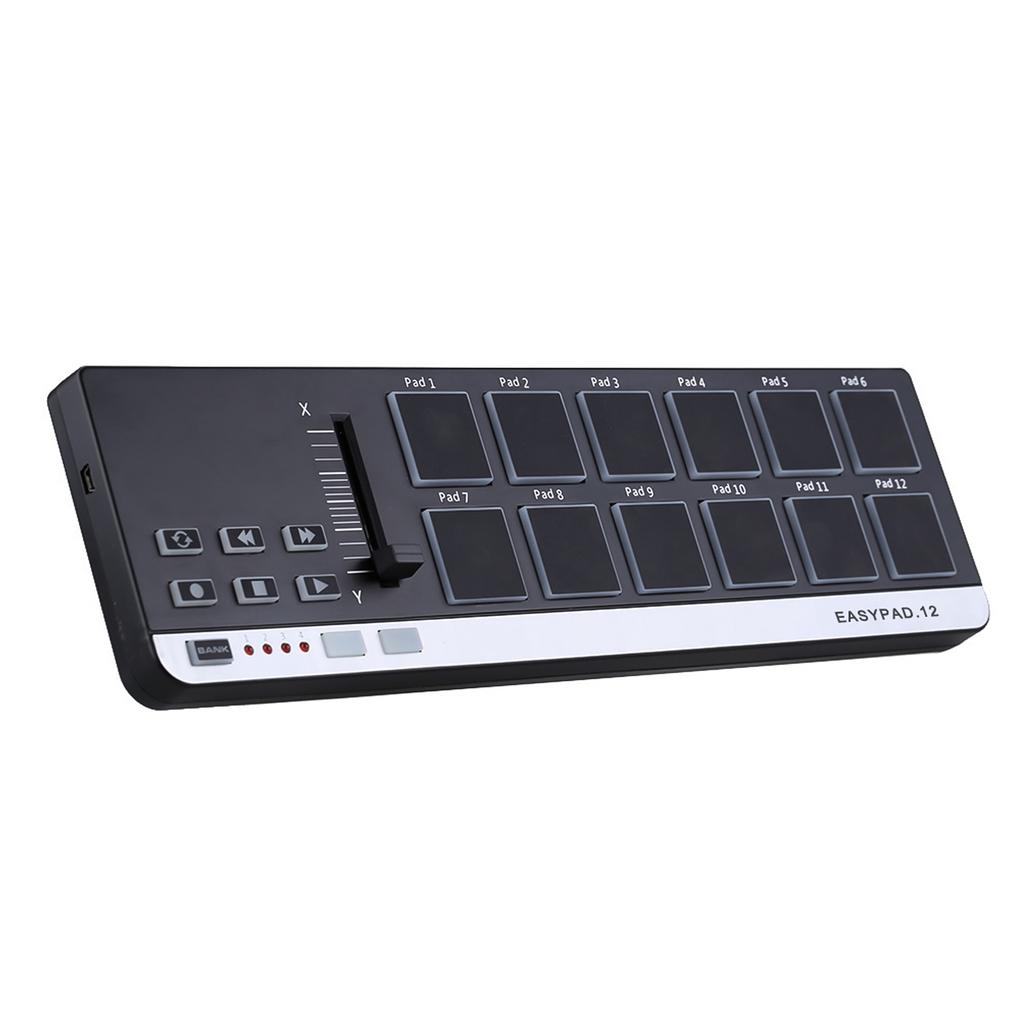 Worlde EasyPad.12 Portable Mini USB 12 Drum Pad MIDI Controller