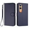 For OnePlus Nord CE4 Lite 5G Leather Case Wallet Stand Phone Cover with Wrist Strap