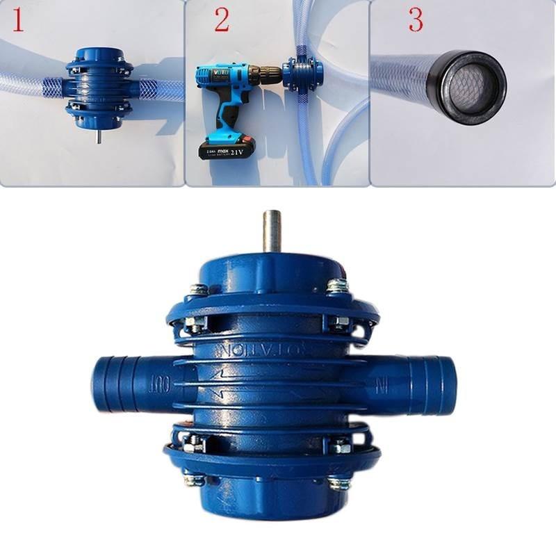 Drill Water Pumping Diesel Oil Centrifugal Water Pump Household Self-priming Pumping Hand Electric 60L