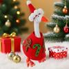 Elegant Holiday Porch Geese Decoration For Christmas New Year Outdoor Garden Yard Decoration Fabric Accessory