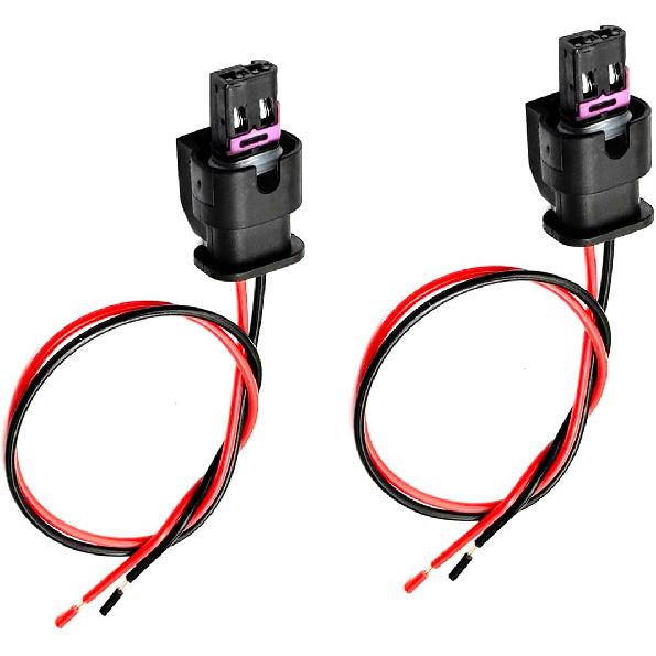 4 Pcs Side Marker Light Connector Plug Pigtail Wire Harness Compatible with Chrysler 300 2015-2023 Dodge Charger 2015 2016 2017 2018 2019 2020 2021