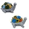 Yousheng Solar Turtle Statue Light, Garden Resin Turtle Succulents Sculpture Solar Light, Outdoor Waterproof Solar Yard Light for Patio Lawn