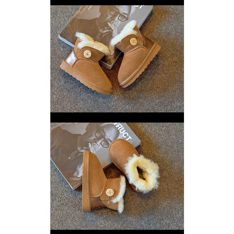 Детские зимние ботинки новые зимние для девочек с мехом — фото 12