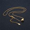 Fashion Tiny Small Love Heart Shape Pendant Necklaces Female Gold Color Stainless Steel Necklace for Women Jewelry Birthday Gift