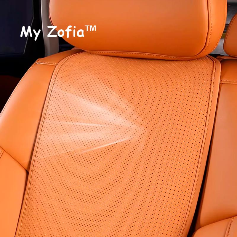 For Leapmotor C10 2025 2026 Car Protective Leather Seat Cushion Breathable and Ventilated Seat Cushion Back Cushion Accessories