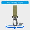 4Pcs Tactically Hanging Buckles Nylon Webbing Buckles Strap Clip Carabiner Belt Clip Outdoor Buckles Strap Easy to Use