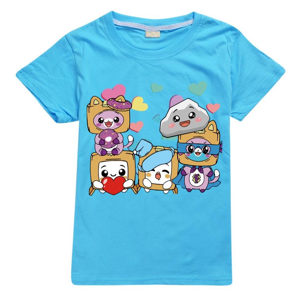 Children's Short Sleeve T-Shirt Girls Casual Comfort Top Daily Cute Print T-Shirts Girls