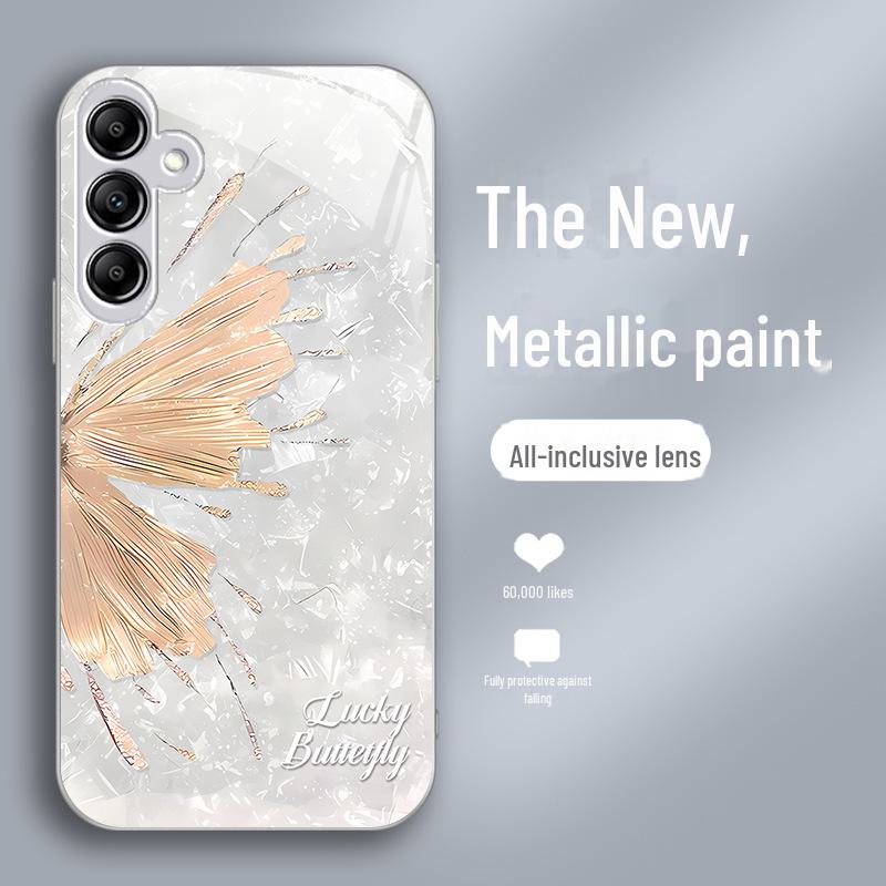 

Samsung A53 Lucky Butterfly A25 ins style A32 градиент S21 creative 50 полный пакет анти-падение 52 жидкий FE чехол: Защитите свой телефон стильно! Samsung A32