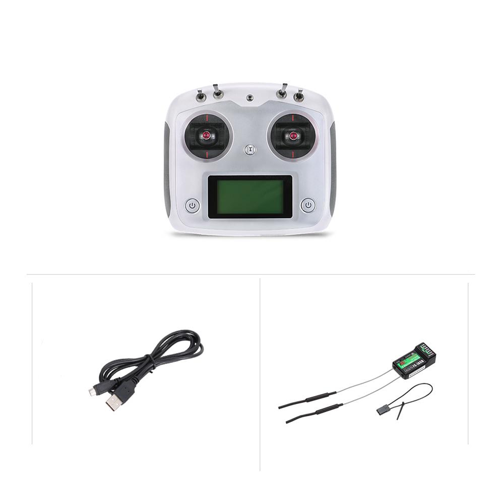 FS-i6s 2.4G 10CH AFHDS 2A Touchscreen Transmitter Remote Controller with FS-iA6B 6CH Receiver for RC Airplane Helicopter Multicopter