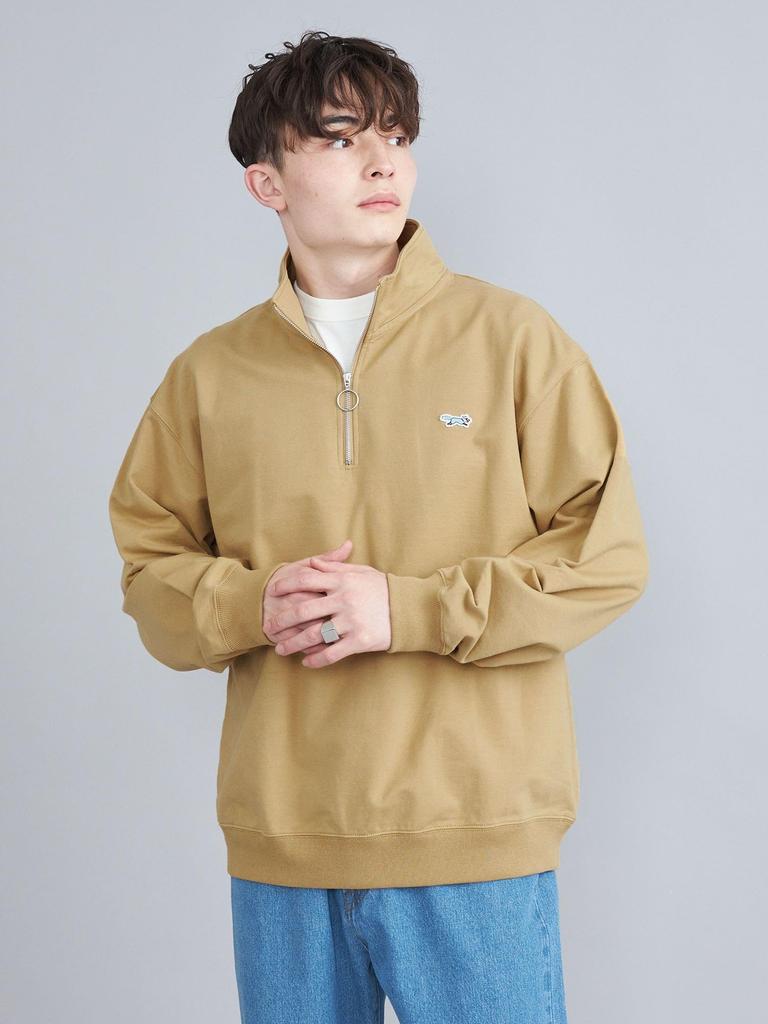 Cohen Web-Exclusive PENNEYS Custom-Made Stand Half-Zip Sweatshirt, 75206420375, 2330 Beige (23), Size S