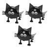 Cat Toilet Paper Holder Funny Cute Free Standing 3D Printed Cat Tissue Holder for Bathroom 3 Pack