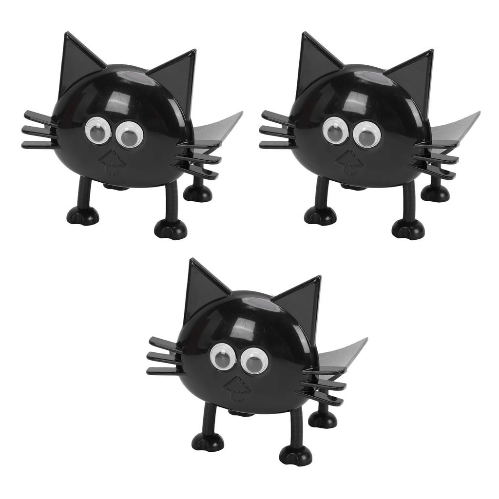 Cat Toilet Paper Holder Funny Cute Free Standing 3D Printed Cat Tissue Holder for Bathroom 3 Pack