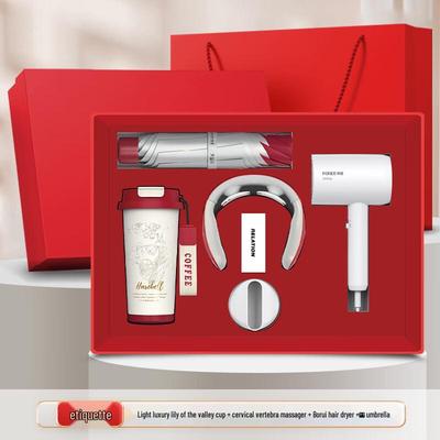 Jilifa Rotes Geschäftsreise-Geschenkset