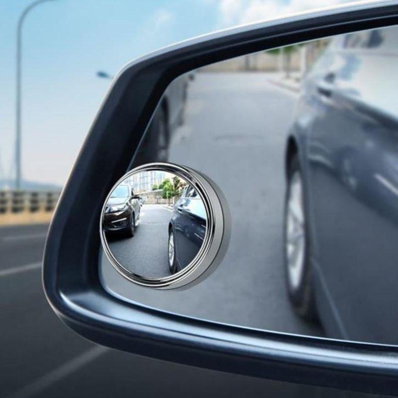 HD Wide Angle Car Blind Spot Rearview Mirror 2PCS 360° Adjustable Universal for All Car Safe Driving Use