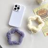 Japanese and Korean Plush Star Bracelet Wrist Strap Phone Case Keychain Autumn Winter Versatile with Spacer Hanging Buckle New Sweet Style