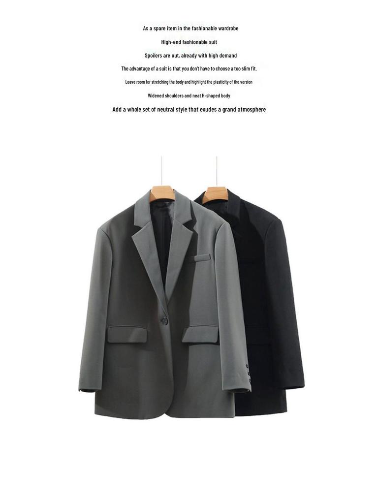 2024 Autumn High-Quality Loose-Fit Office Lady Fashion Blazer