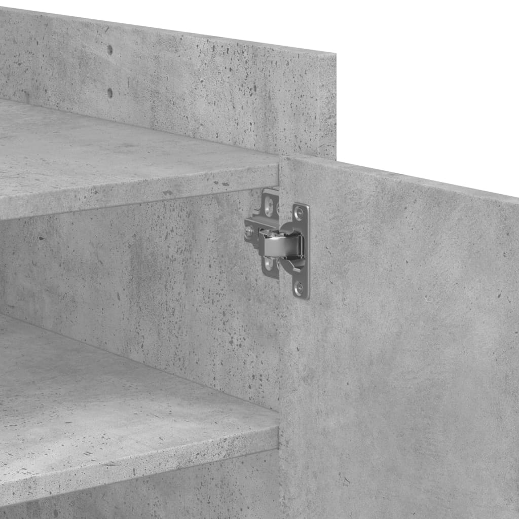  Coffee Table, Concrete Grey, 100x50x50 Cm