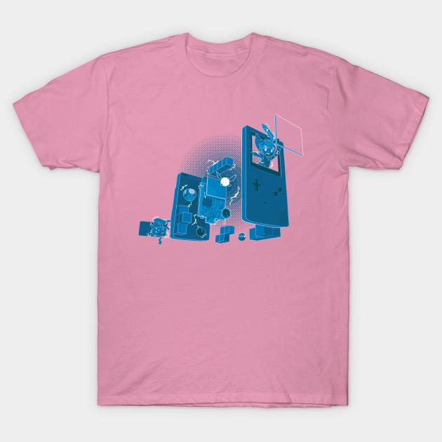 T-shirt Dam Old School Gamer Harajuku Tryck Kawaii T-shirt Sommar Kortärmad Dam T-shirt Topp Tee