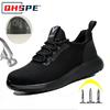 Men's Anti Smashing and Anti Stabbing Lightweight  Comfortable, Breathable  Protective and Safety Shoes