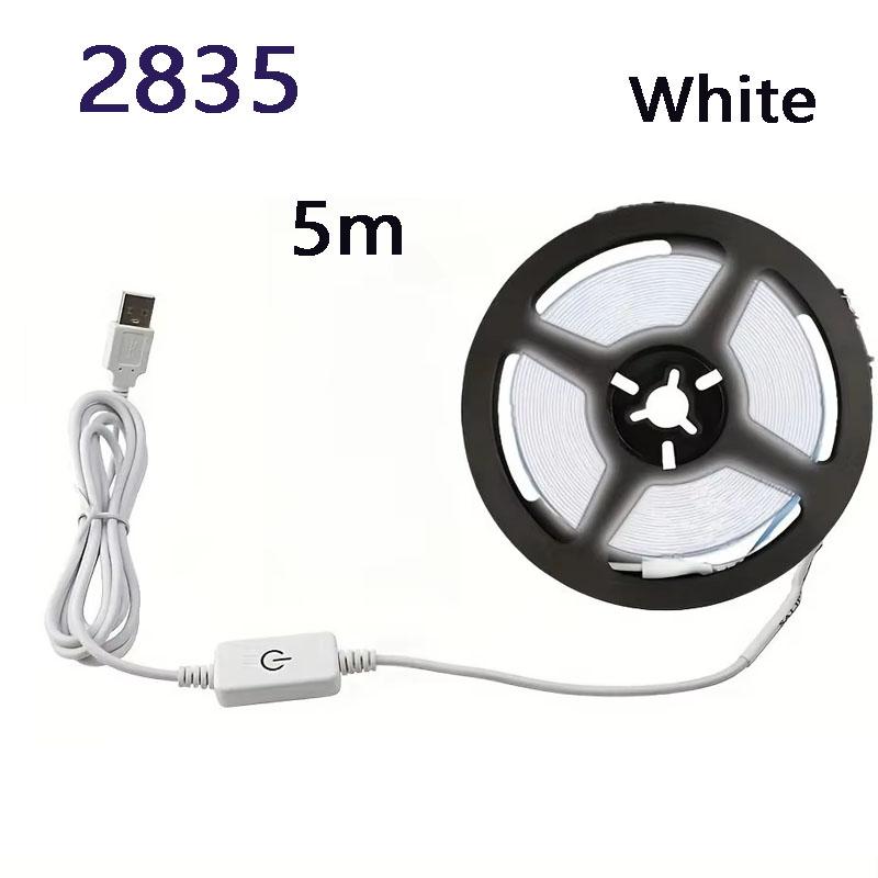 LED Strip Light Switch Dimmable 5V Neon/2835 USB Flexible Light LED Tape Ribbon Light For Mirror Cabinet Stair Decor Lighting