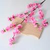 Artificial Flowers Adjustable Height Curvature Silk Plum Blossom Stems Fake Flower with Iron Wire Wedding Home Decor