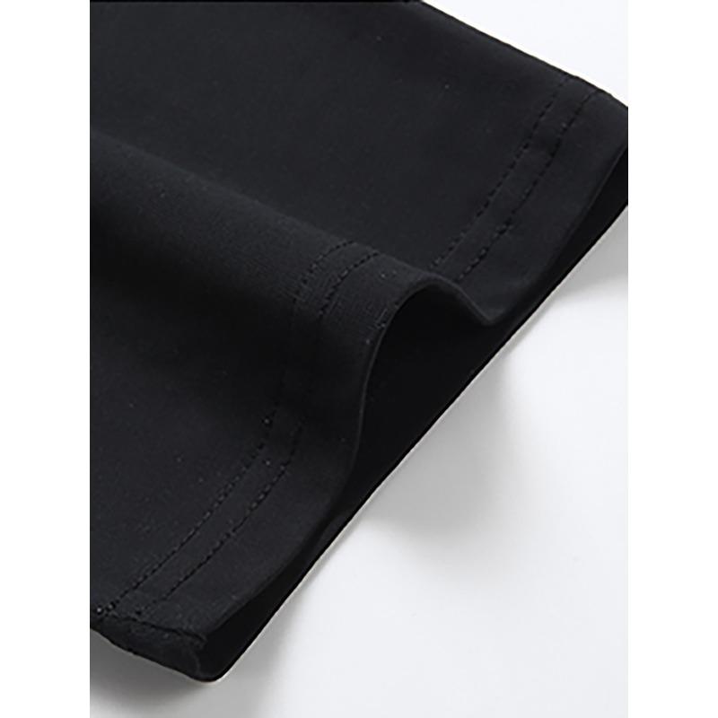 European Size Men's Black Religious Graphic T-Shirt with Purple Floral Cross & "Blessed by GOD" Design Soft Breathable Casual Fit Short Sleeve Tee