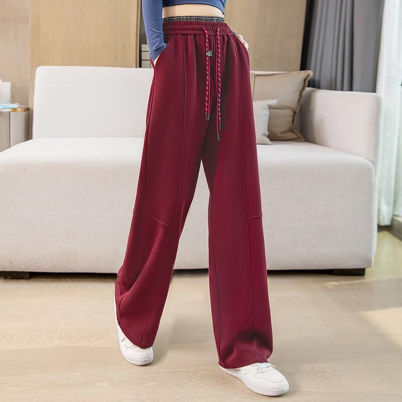 Women's Loose Fit High-Waist Drawstring Casual Pants