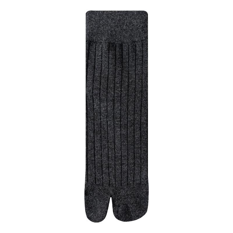 

Носки с двумя пальцами, Носки с двумя пальцами, Женские хлопковые носки, Хлопковые носки на кулиске, Дышащие до середины икры, Защита от запаха, Бесшовные махровые носки 1 pair темно серый