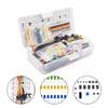 Component Pack Beginner's Starter-Kit Stable Power Supply With 9V Limit Compatible With 830 Hole Spacious 830-Point Breadboard