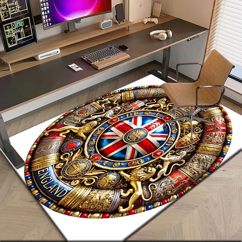1pc British Empire London England Carpet Rug for Living Room Bedroom Home Sofa Decoration,Kids Play Non-slip Floor Mat