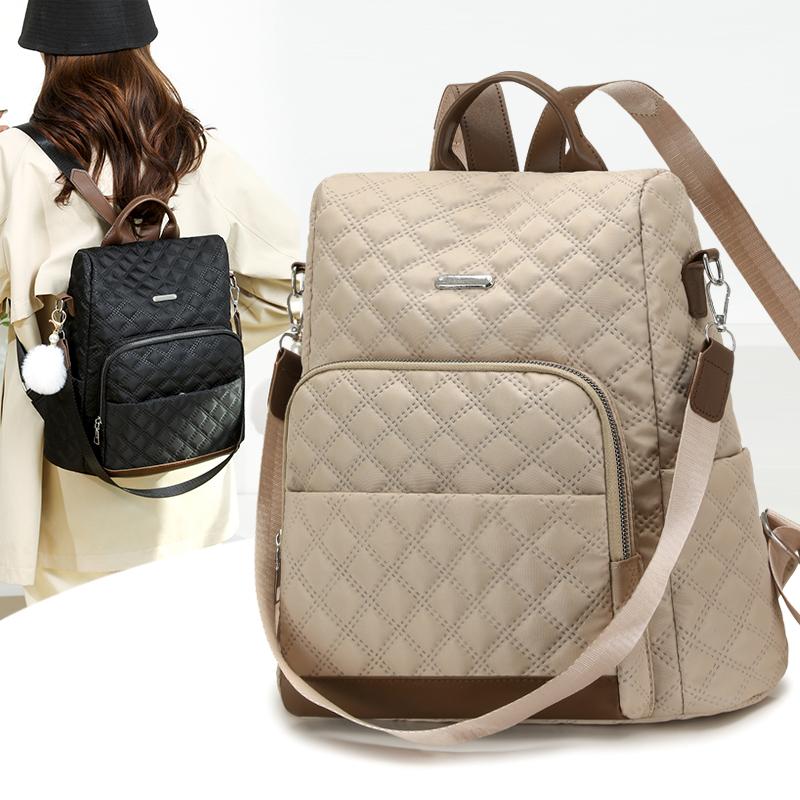 Rhomboid Rucksack Damen Großraum Anti-Diebstahl Rucksack Reisetasche