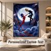 Miraculous Ladybug Tapestry, Personalized Custom Text, Wall Hanging Tapestry For Living Room Home Wall Decor