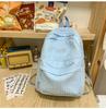 Schoolbag new student backpack simple fashion casual Mori small fresh schoolbag sweet wind versatile backpack high sense