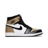 Air 1 Retro High OG NRG 'Gold Toe' (Unisex) Black / Black-Metallic Gold-White Vintage Basketball Shoes 861428 007