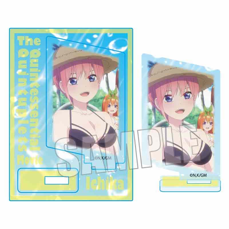 Bell House Mini The Quintessential Quintuplets Ichika Nakano W50 x Acrylic Stand, Movie, Swimsuit, Approx. H70mm,