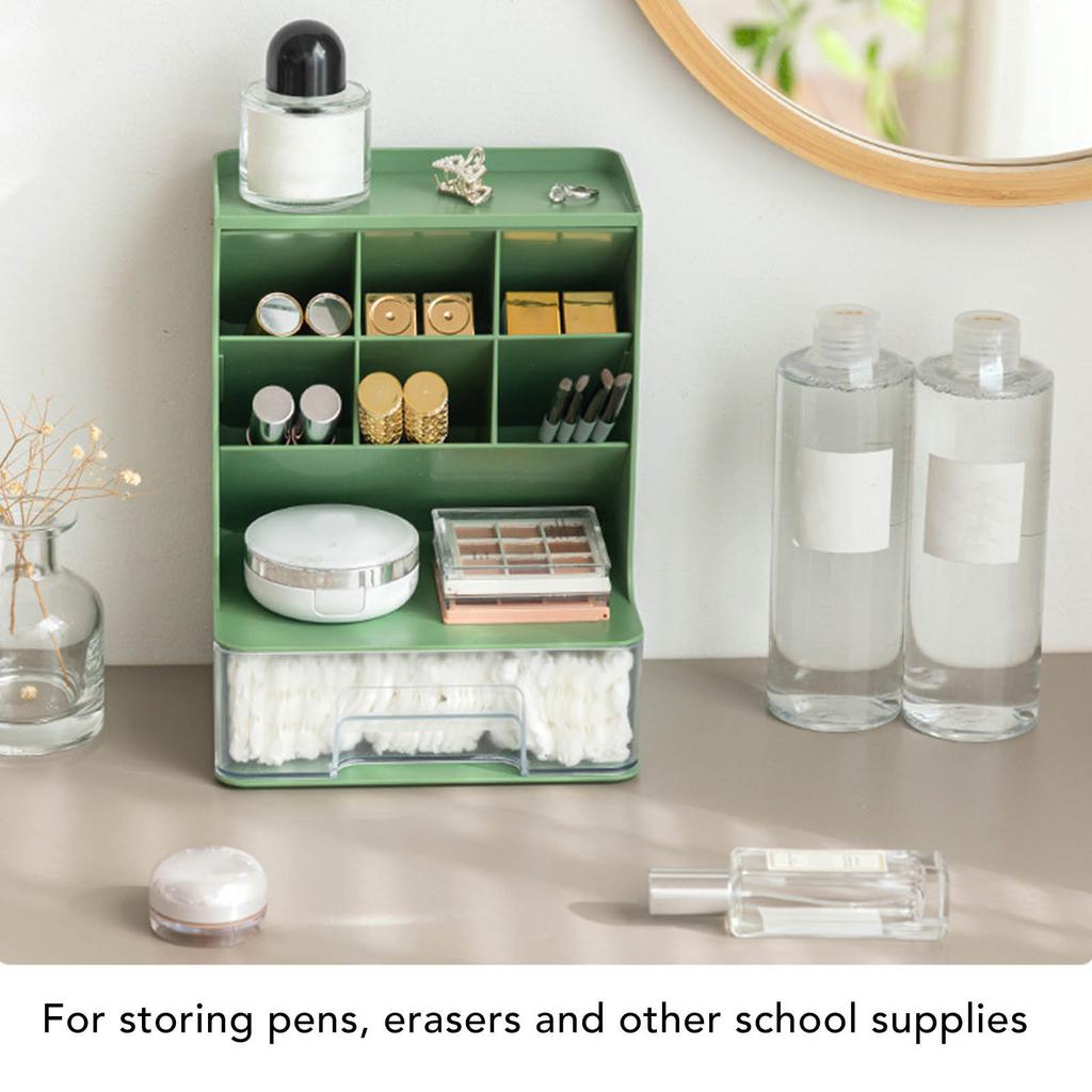 Storage Box Oblique Plug in Design Large Capacity Plastic Pen Holder   Desk Storage Rack