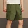 Skechers Sports Lifestyle Series Comfortable Breathable Loose Fit Three-Quarter Casual Shorts Women Shorts Martini-Olive-Green L225W180-05HR