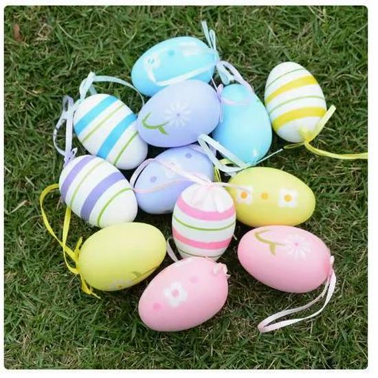 Easter Egg Toys: Handmade DIY Painted Plastic Eggs for Kindergarten Decoration