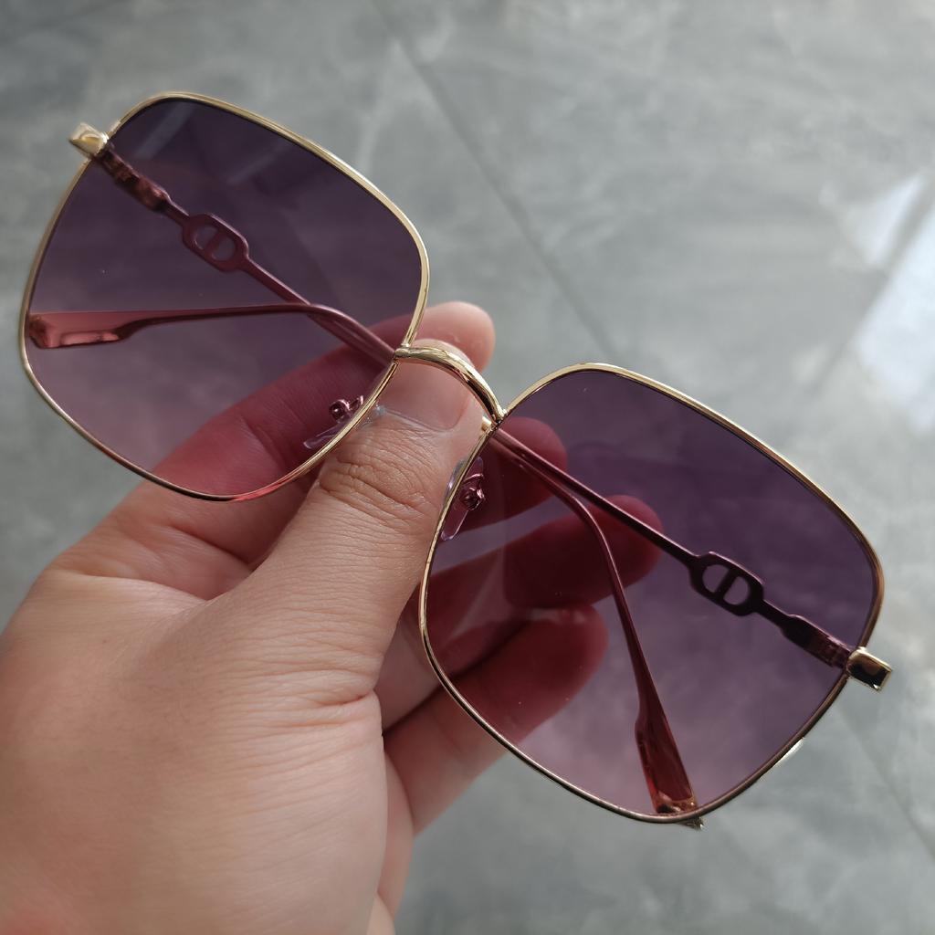 Sunscreen Sunglasses Women'S Square Glasses Uv Protection Sunglasses Advanced Sense Male Personality