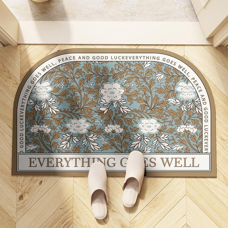 

Коврик для пола в ванной комнате Diatom Mud Pad Коврик для двери в помещении Водопоглощение Нескользящий Нескользящий Легко моется Коврик для ног на дверь ванной комнаты 40 * 60cm