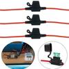 12V 30A Car Motorcycle DC Insert Fuse Holder In Line Mini Blade Adapter Switch Socket Damp Proof Splash Auto Moto Accessories